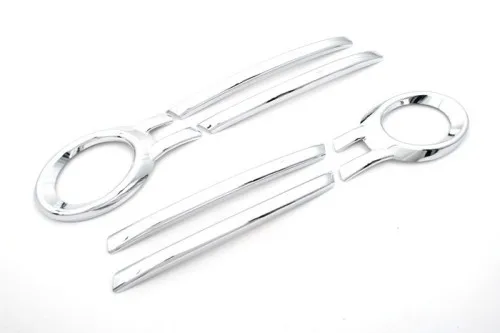 

4 Pieces of Chrome Front Fog Light Cover With Side Trimming for Audi Q5 Car Accessories Best Value Car Parts