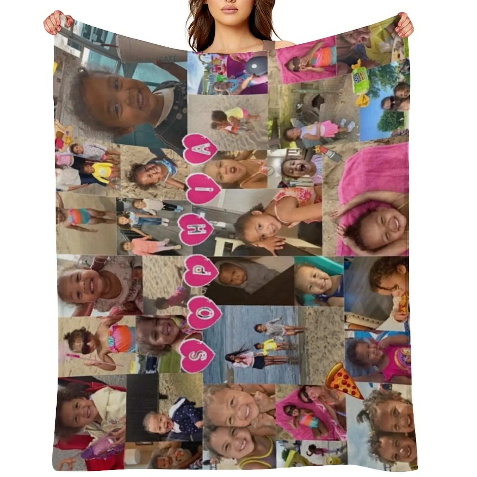 

Sophia blanket - blanket Throw Blanket Single Soft Plush Plaid Luxury Nap Blankets