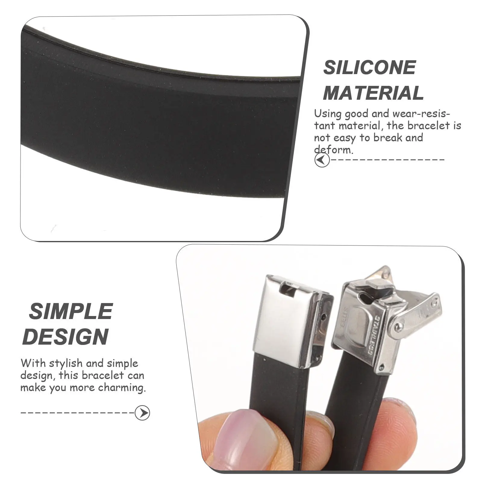 

Мужской браслет из нержавеющей стали: подарок на День отца, стильный, удобный, износостойкий, для повседневного использования и вечеринок