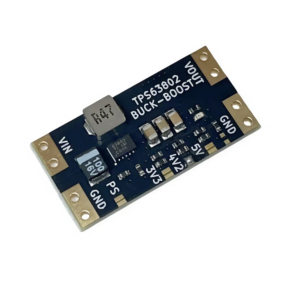 TPS63802 Auto Lift-off Power Module 3.3V/4.2V/5.0V USB/LiPo Battery Buck Module
