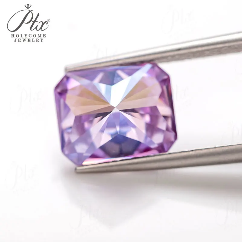 

Муассанит Покрытие Сияющая Огранка Сакура Розовый VVS1 Сверкающий Камень для Женщин Обручальное Кольцо Подвеска DIY Изготовление Ювелирных Изделий