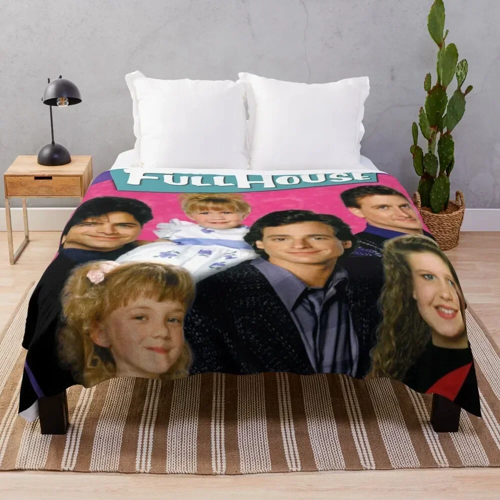 

Full House Drama Series Throw Blanket Cozy Warm Blanket for Bed Room Decor