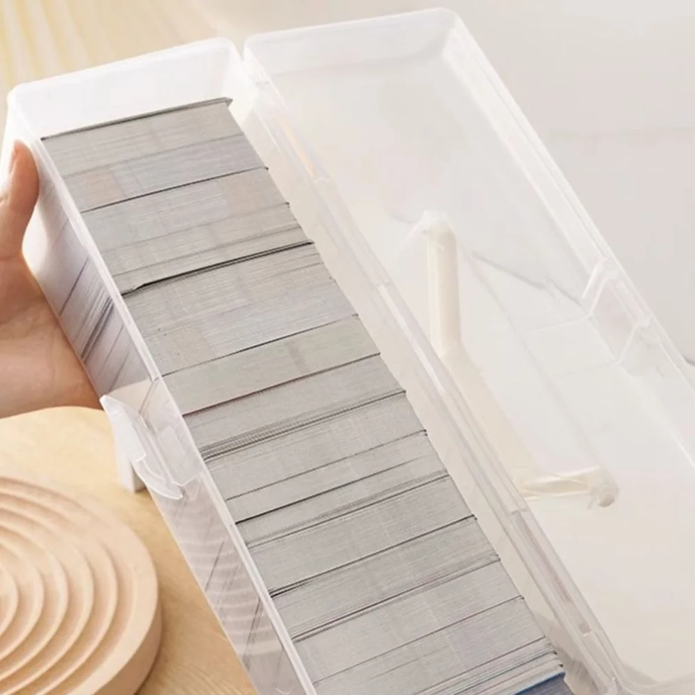 Plastic Game Cards Storage Box Large Capacity Dustproof Football Stars Trading Card Storage Box Multi-Purpose Transparent