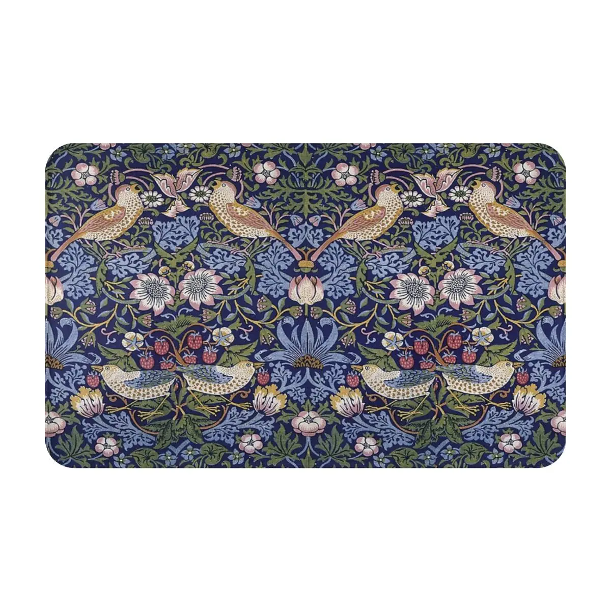 William Morris Strawberry Thief Bath Mat Carpet Door Mat 50x80cm Tatami Bohemian Carpets Balcon