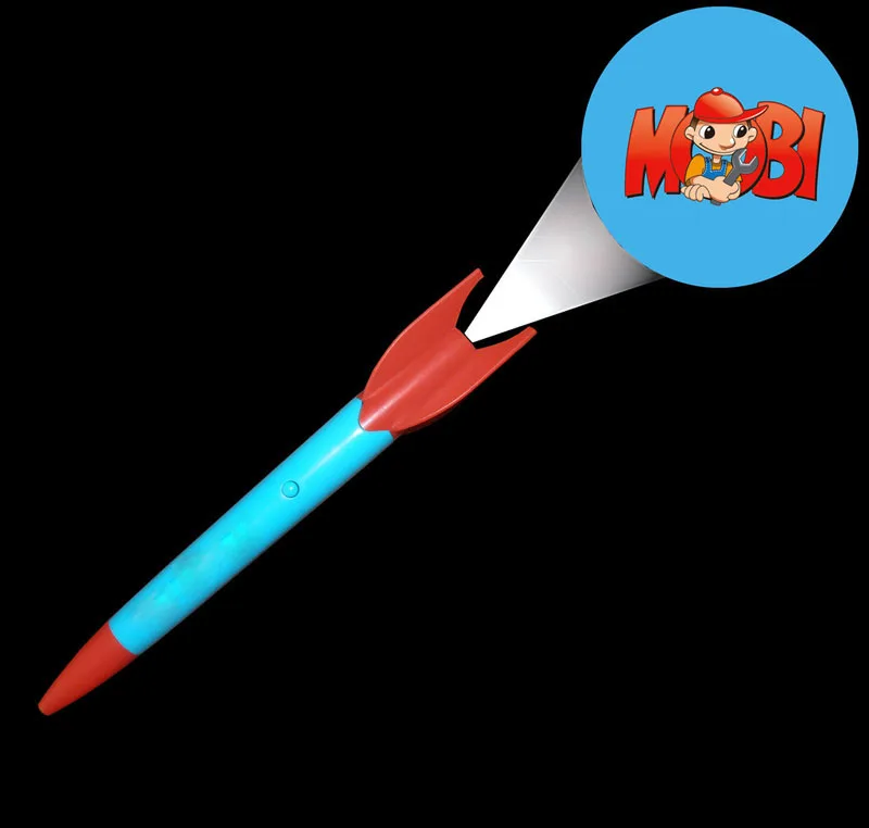 LED Projection Ball Pen para crianças, brinquedos de múltiplas funções como presente