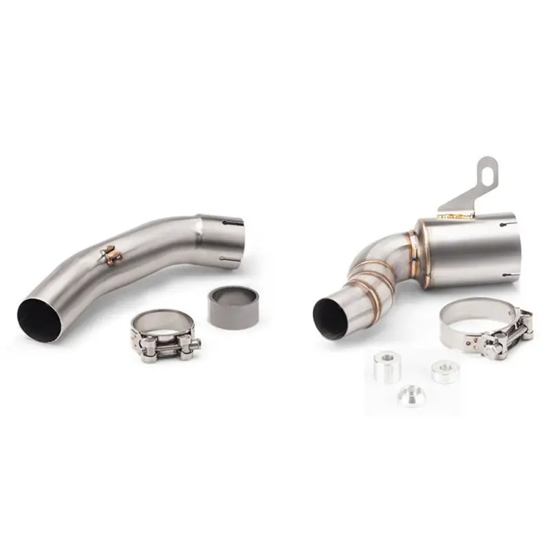 

Modified Muffler Exhaust System For DUKE 125 250 390 Adventure RC390 2020-2023 Motorcycle Moto 51Mm Middle Link Pipe
