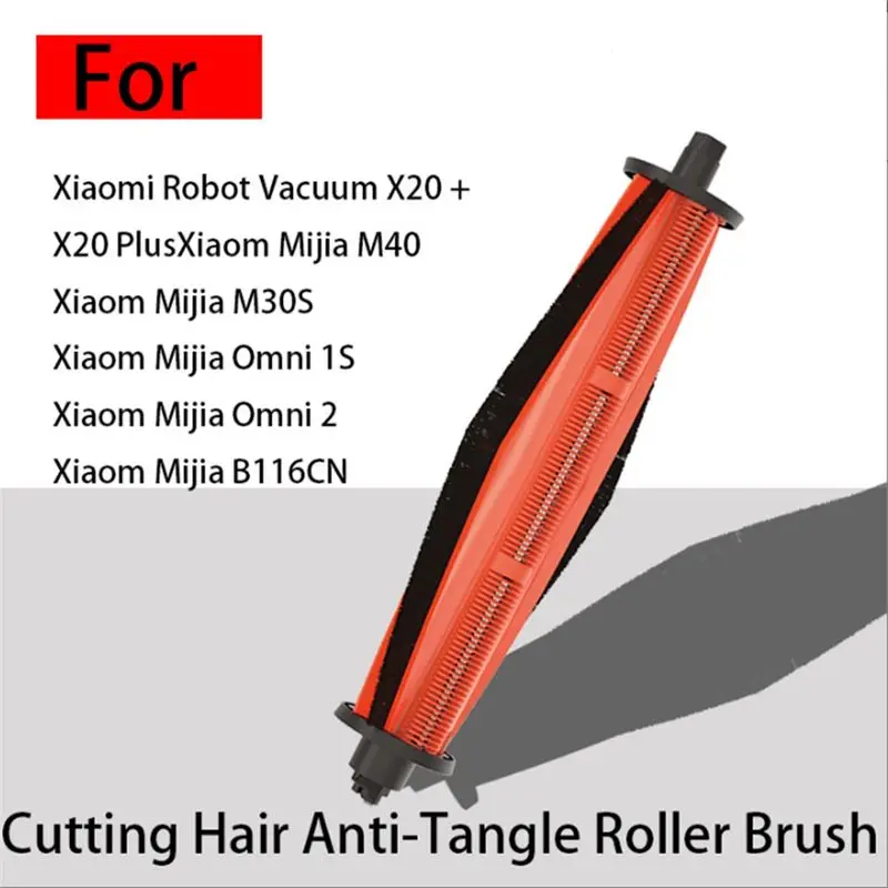 AEE2-For Mijia M40 Omni 1S B116 X20 + / X20 Plus S20+ M30S Robot Vacuum Main Brush Ultra Durable Accessories