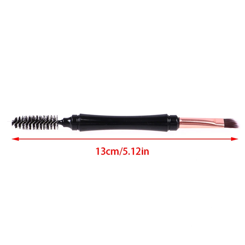 Eyebrow Brush Eyelash Comb Dual Ended Angled And Spoolie Brush 2 In 1 Eye Brow Makeup Brush Perfect For Eyebrow & Eyelash