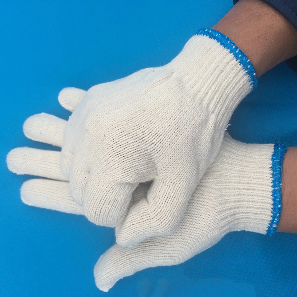 10-個の綿絶縁手袋オーブンキッチン保護庭木工-22-センチメートル保護手袋職場安全供給