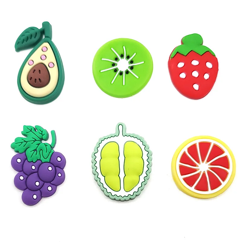 

Cute and Fresh Fruit Series PVC Jewelry Shoe Charms Accessories for Crocs Sandals DIY Y2k Fashion Toys Anime Cartoon Kawaii Cute