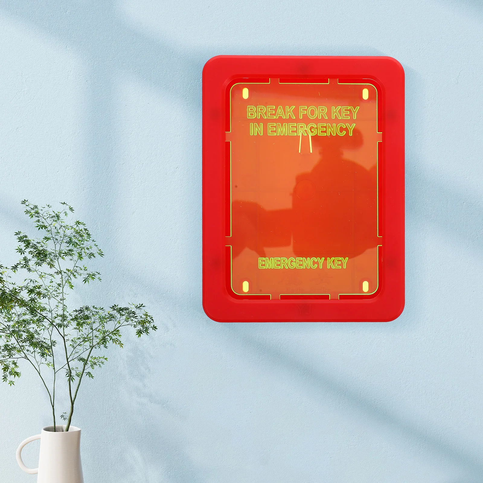 1Set Wall Mounted Key Lock Box Emergency Access Fire Safety Container for Home Office Outdoor Secure Storage Organizer for Keys