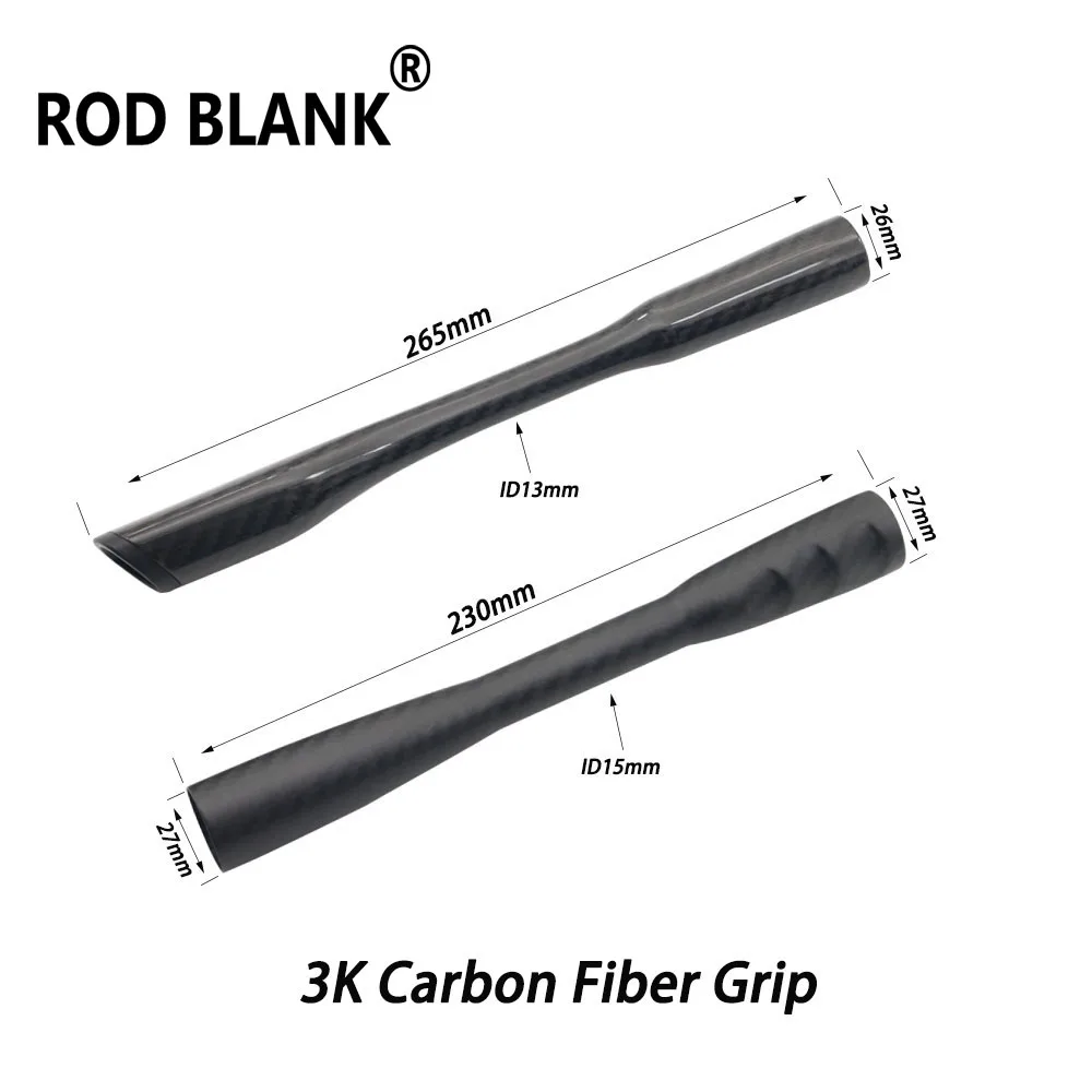 Mango caña fibra carbono 3K una pieza para reparación - imagen 4