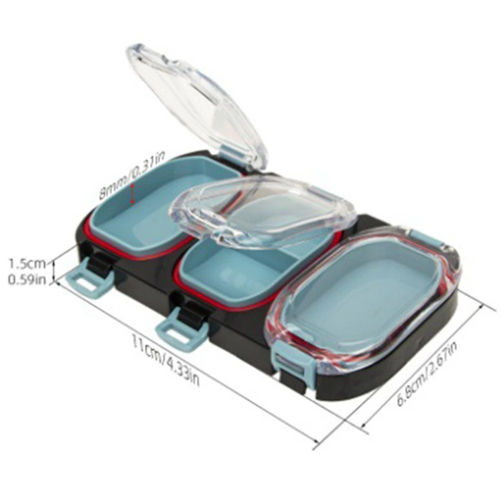 المغناطيسي الصيد هوك في الهواء الطلق معدات صيد الأسماك الملحقات صندوق مقاوم للماء الصيد الملحقات صندوق ل باس الكارب الصيد الملحقات #6