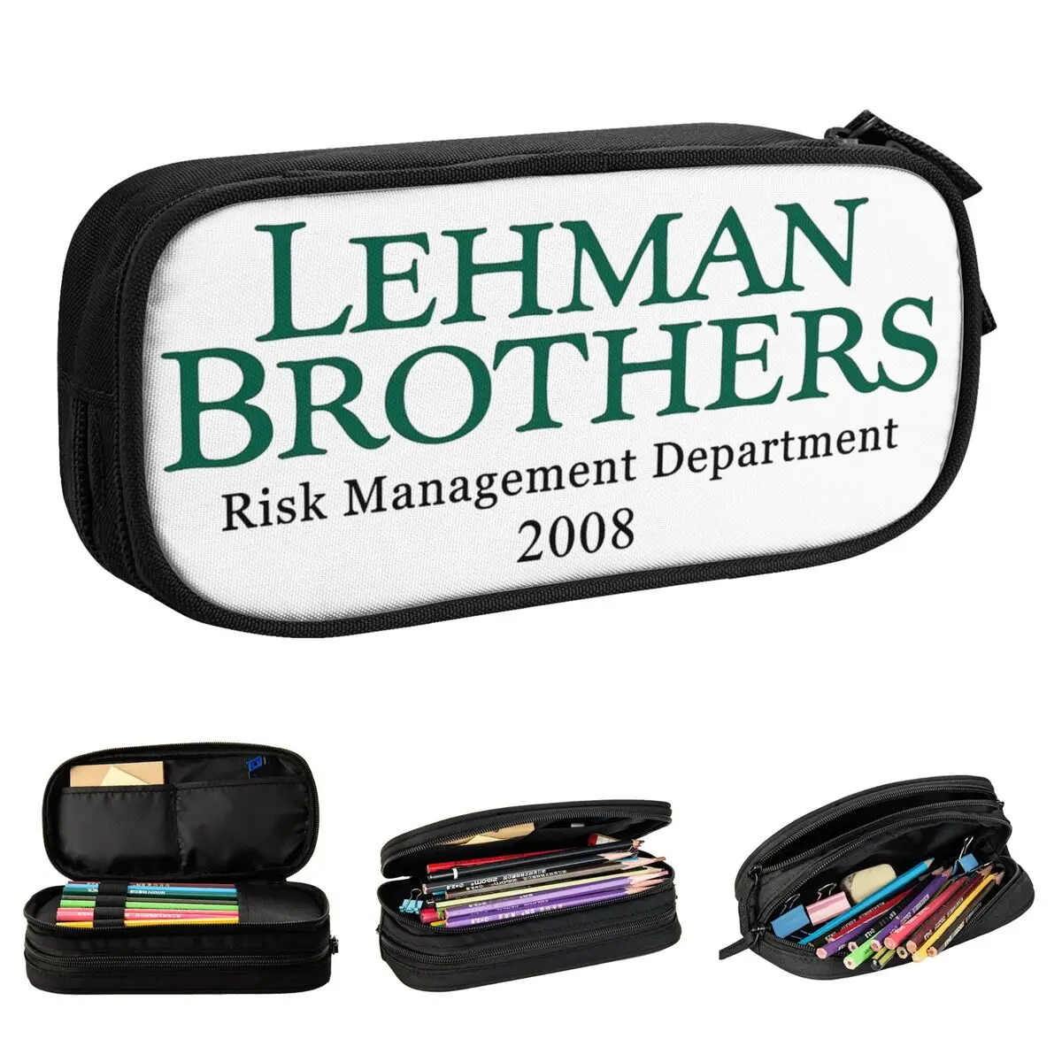 

Lehman Brothers, Отдел управления рисками, 2008 коробка для ручек, двухслойная большая емкость, школьная фотокоробка, подарок