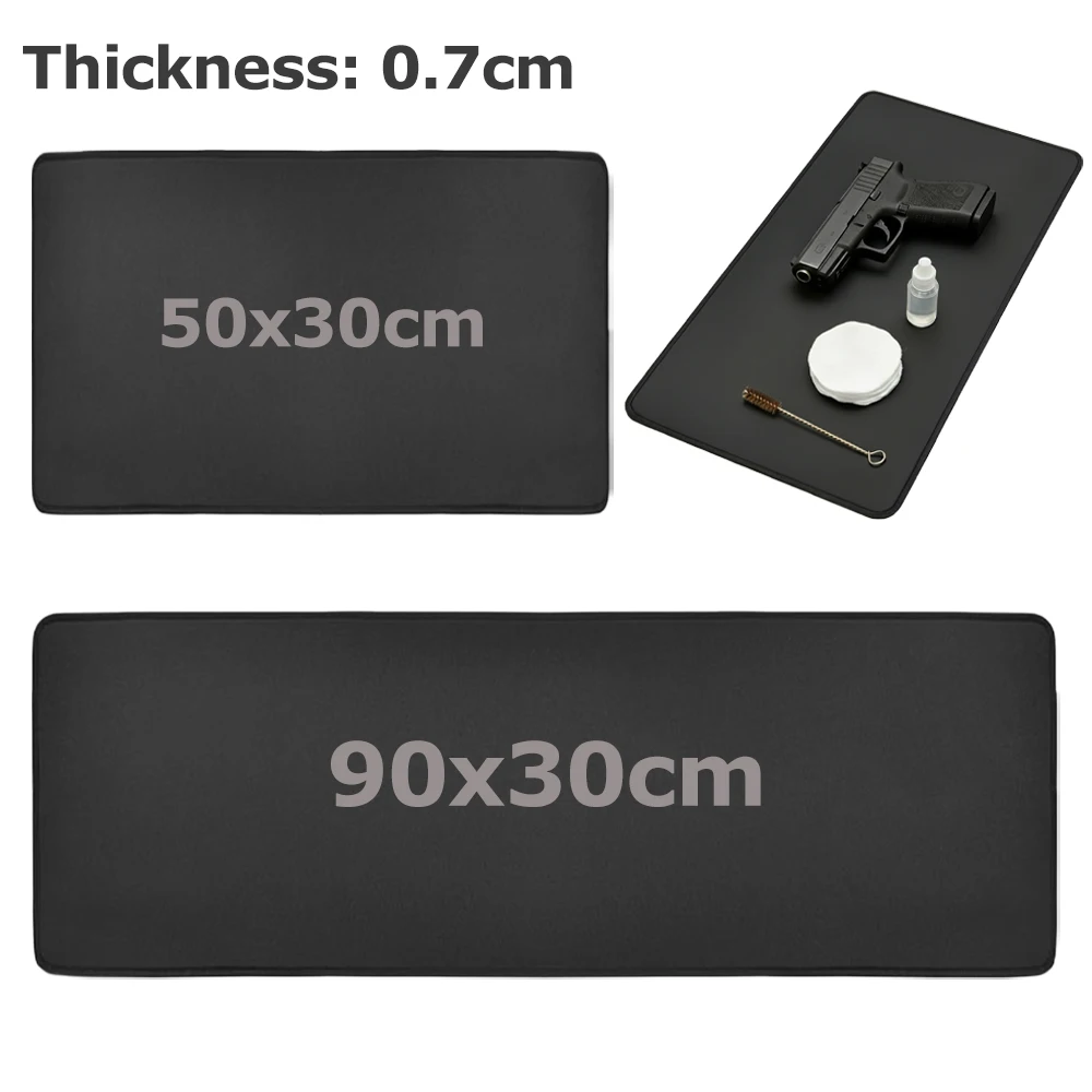 Gun Cleaning Mat Non-Slip Pistol Rifle Cleaning Mat Repair and Maintenance Work Bench Pad AR15 AK47 50x30cm 90x30cm