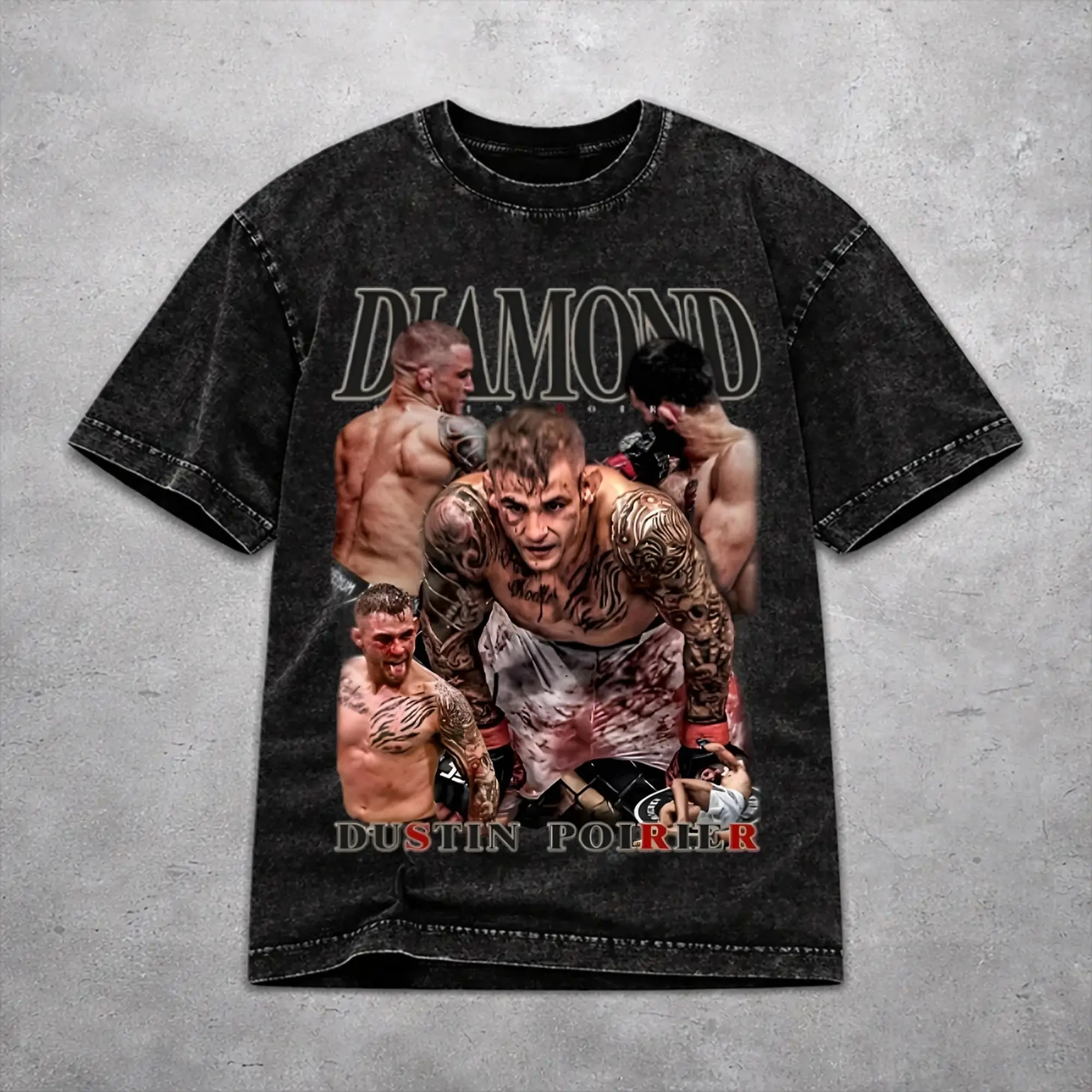 Dustin Poirier  T Shirt Vintage Style For Men Women 100% Cotton T-Shirts Tee Clothing