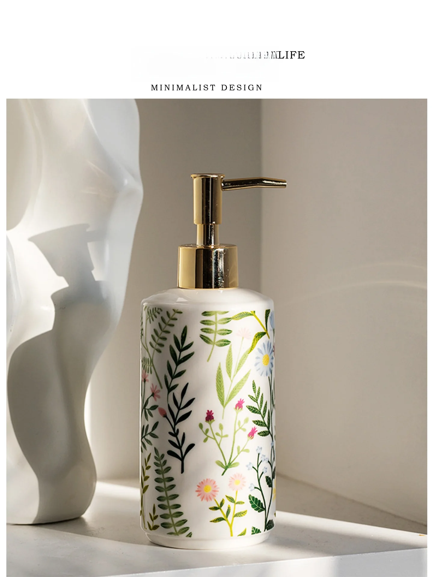 tlife-youth-golden-ceramic-lotion-bottle-american-style-press-empty-bottle-hand-sanitizer-sub-bottling-bottle-floral-season