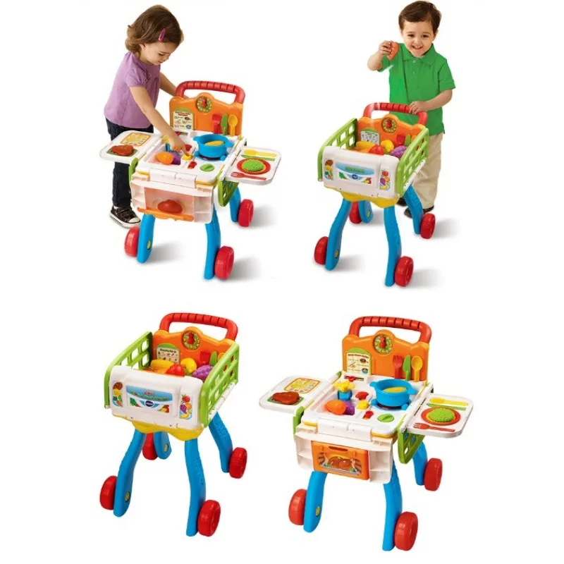 

Vtech VTech Kitchen Shopping Trolley Toys for Boys and Girls Children's Home Fruit Cut Fun Gifts