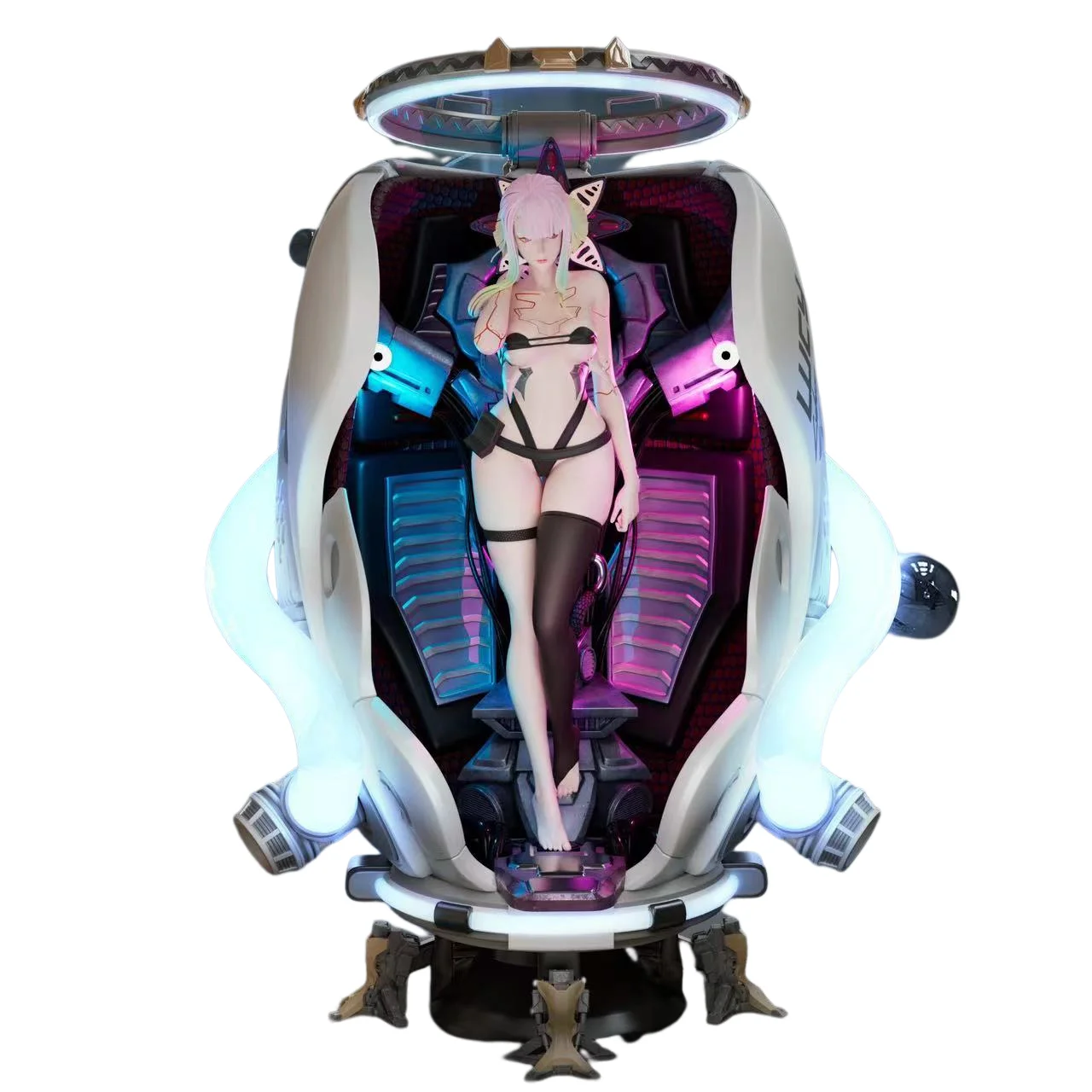 

46.4Cm Gk Cyberpunk Edgerunners Lucy Game Action Figure Sexy Girl Limited Edition Statue Model Garage Kit Ornament Toys Gift