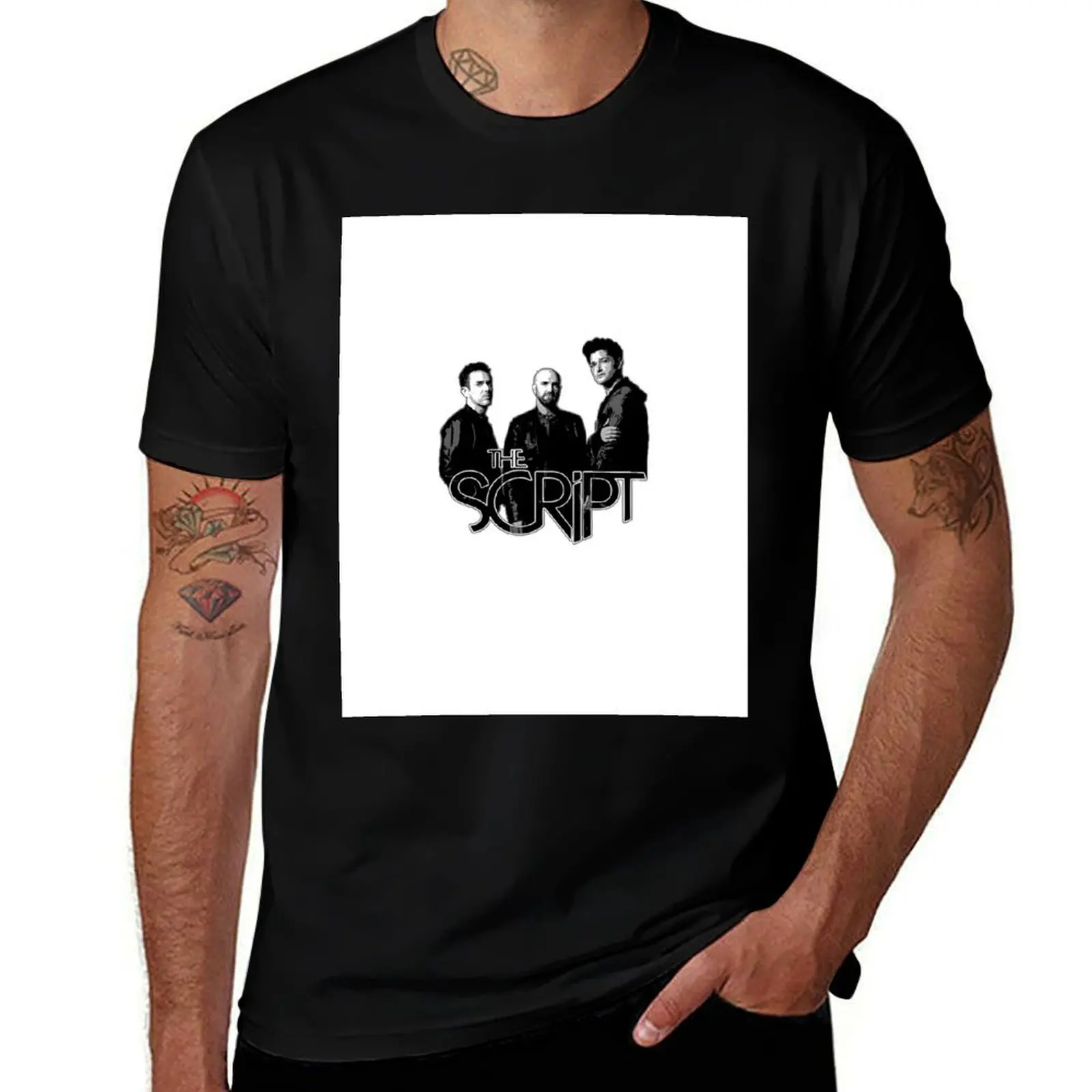 

The Script T-Shirt man t shirts for men casual t shirts for man pack white