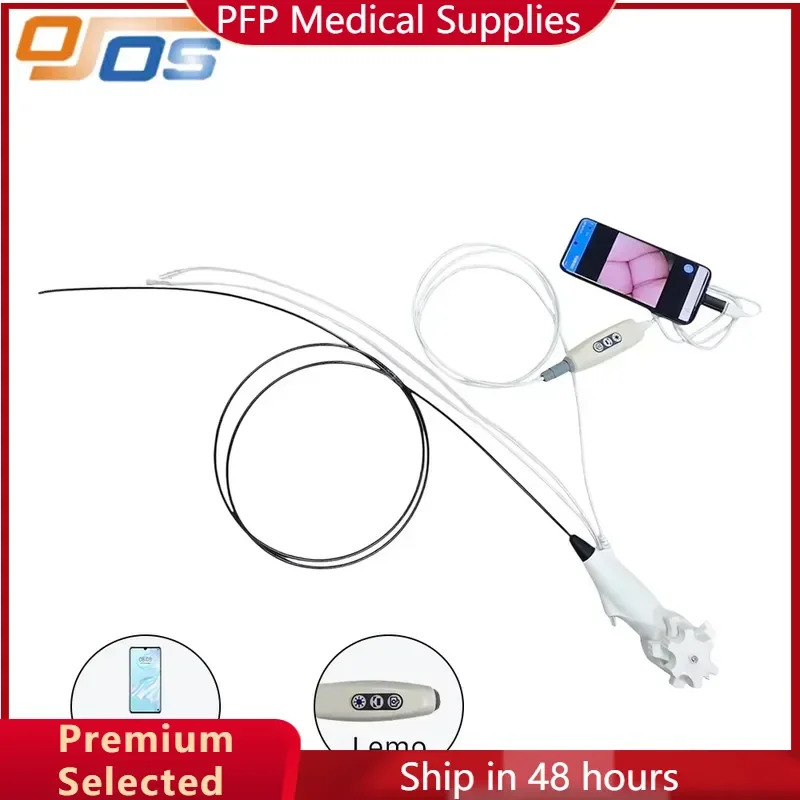 AP08 for Disposable Choledochoscope 3.8mm 400X400p ERCP Scope Single Use Flexible Veterinary Medical for Phone and