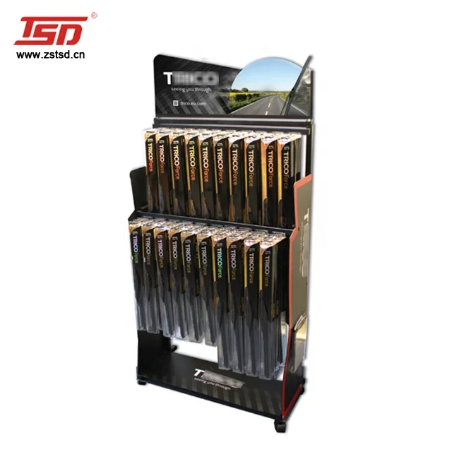 

Factory Custom Hot Sale Store Pos Metal Windshield Wiper Blade Display Rack,car Accessories Display Stand