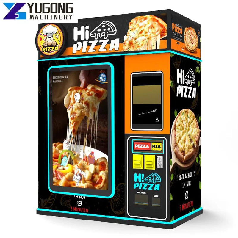 YG Automatic Pizza All in One Machine Pizza Silf Servesing Vend Machine Ingredients Outdoor Pizza Machine