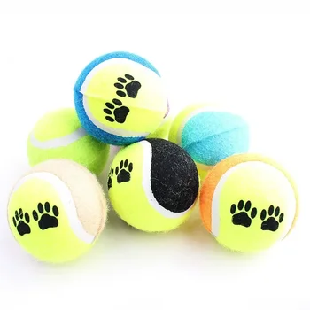 Pet Dog Balls Tennis Toys Playing Interactive Puppy Toys Training Throw Exercise Pet Supplies 1pc