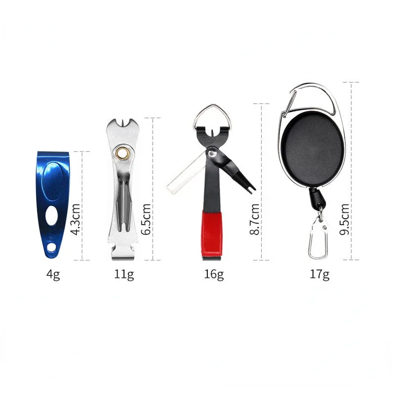 Multifunctional Fast Tie Nail Knotter Line Cutter Clipper Nipper Hook Sharpener Fishing Tackle High Quality Quick Knot Tools