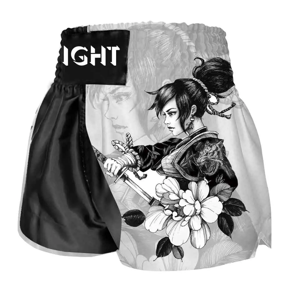 Muay Thai shorts Kickboxing pants children adult breathable MMA Brazilian Jiu-jitsu training combat boxing shorts women\'s fitne