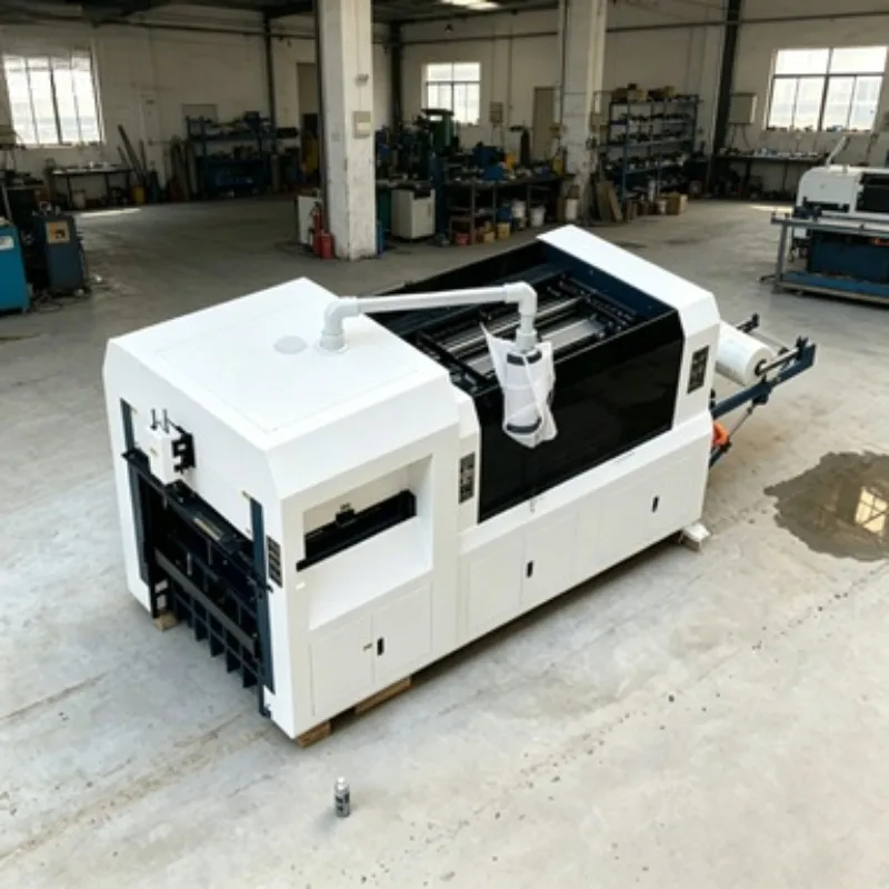 New Full Automatic PLC Controlled Gearbox Motor Engine Die Cutting and Full Stripping Machine for Paper Cup Fan in China