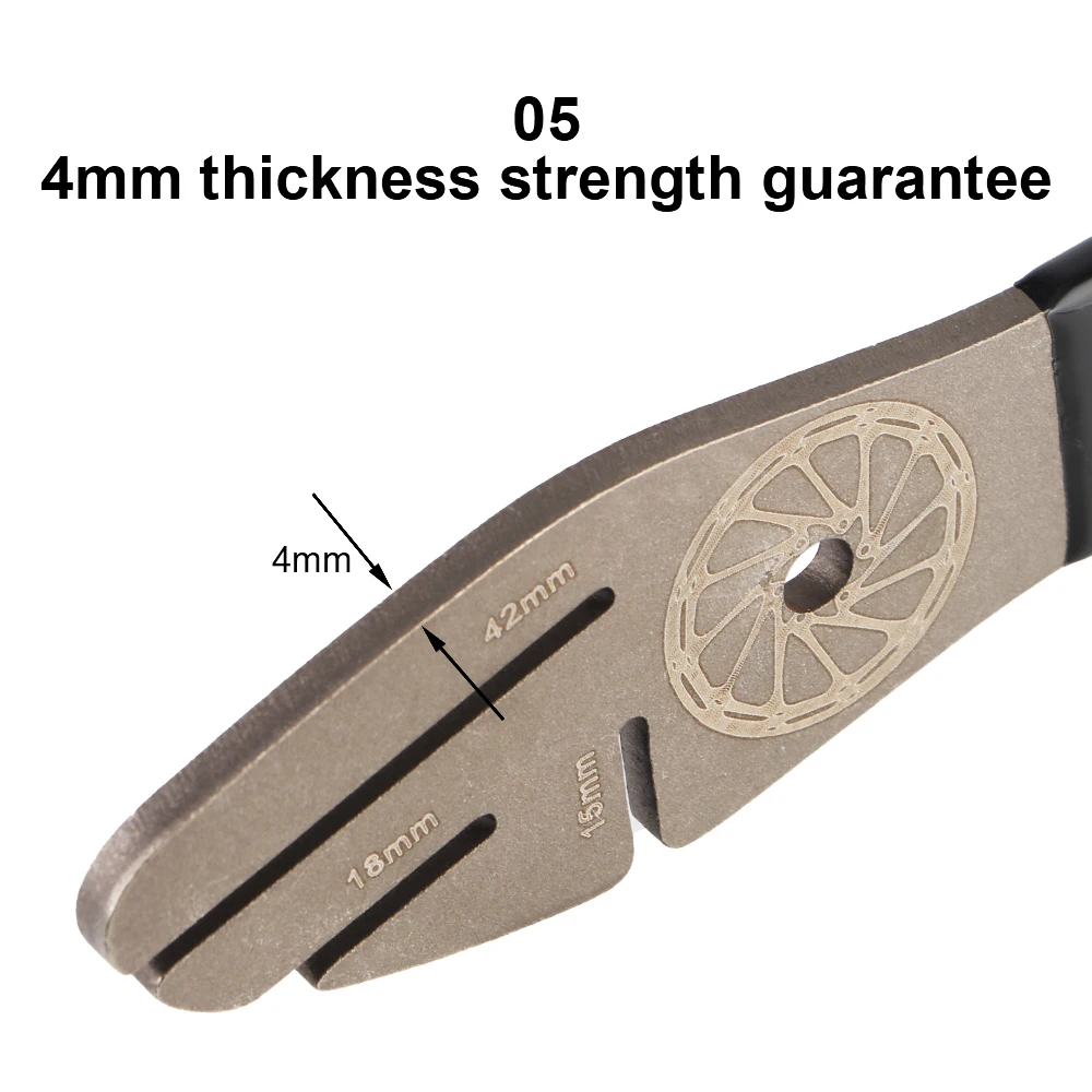 Bicycle Alignment Disc Brake Wrench Brake Pad Wrench Stainless Steel Disc Calibration Wrench Maintenance Repair Tool