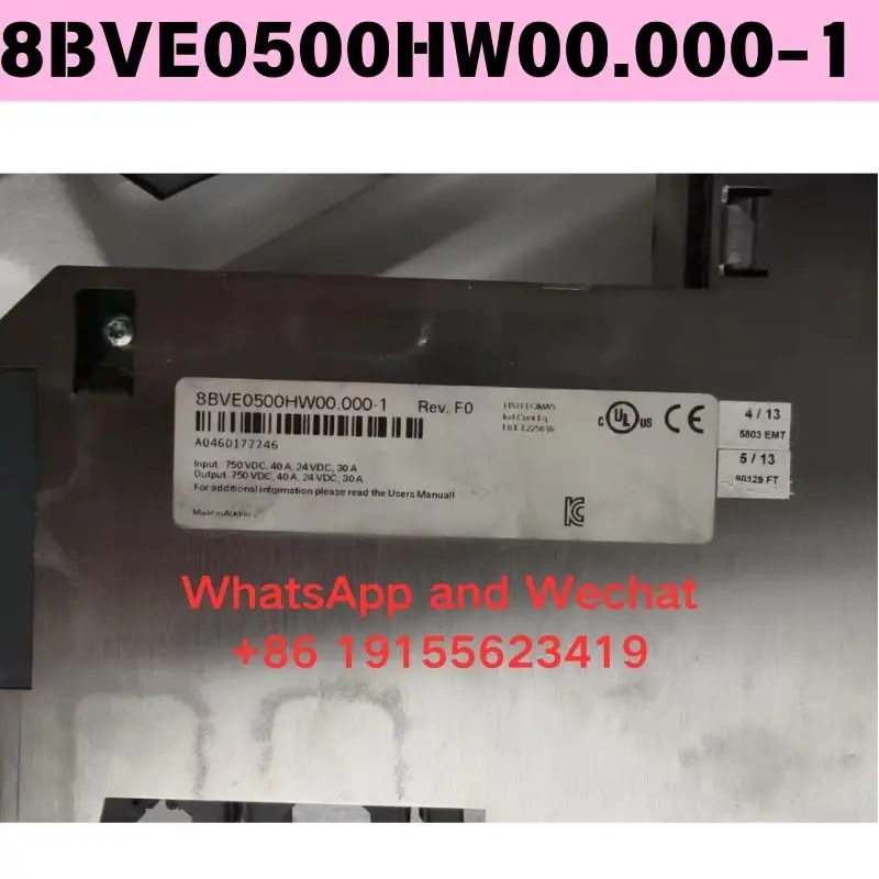 Used OEM disassembled parts 8BVE0500HW00.000-1 Driver Functional test OK Quick delivery