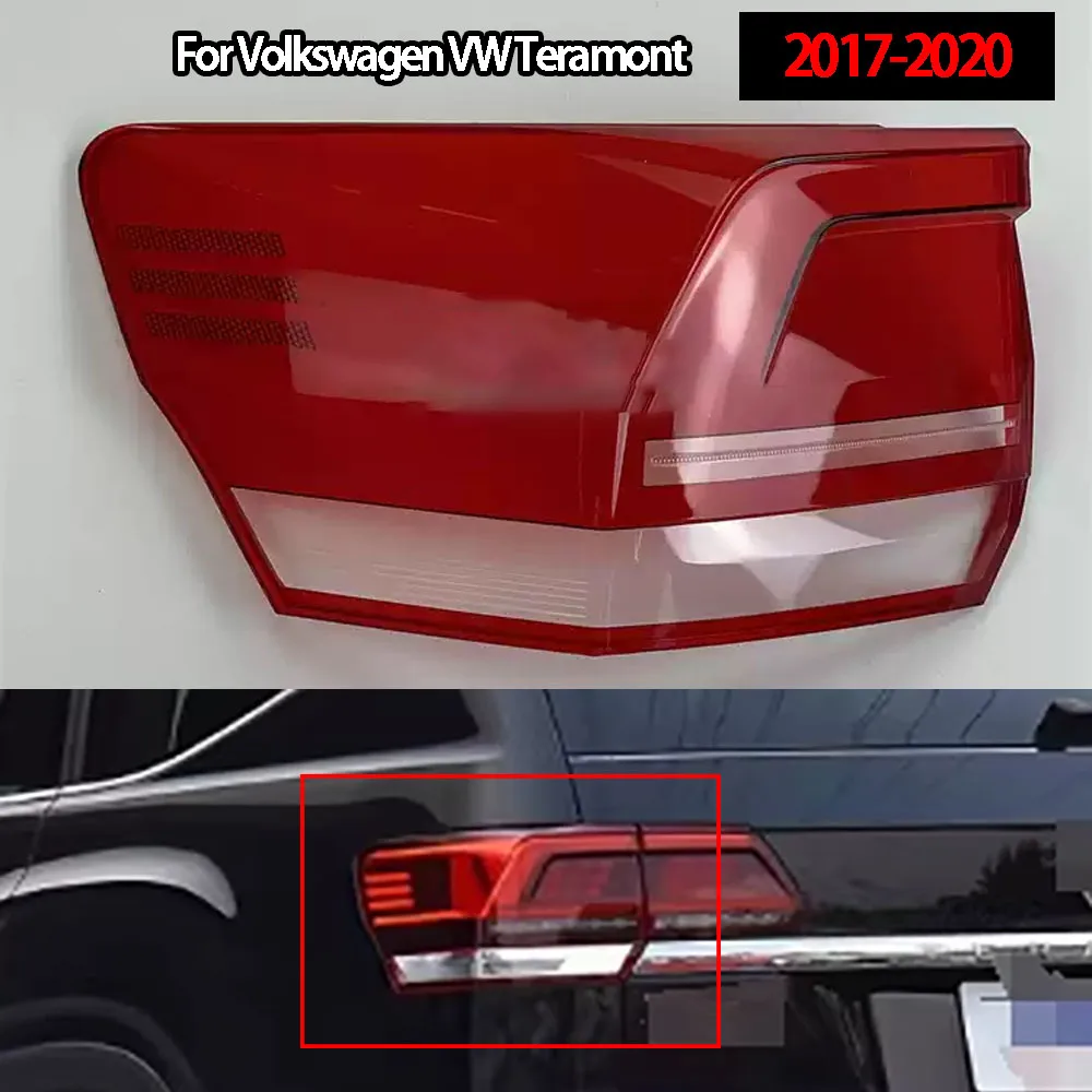 

For Volkswagen VW Teramont 2017-2020 Tail Lamp Cover Auto Taillight Shell Rear Light Housing Lampshade Plexiglass