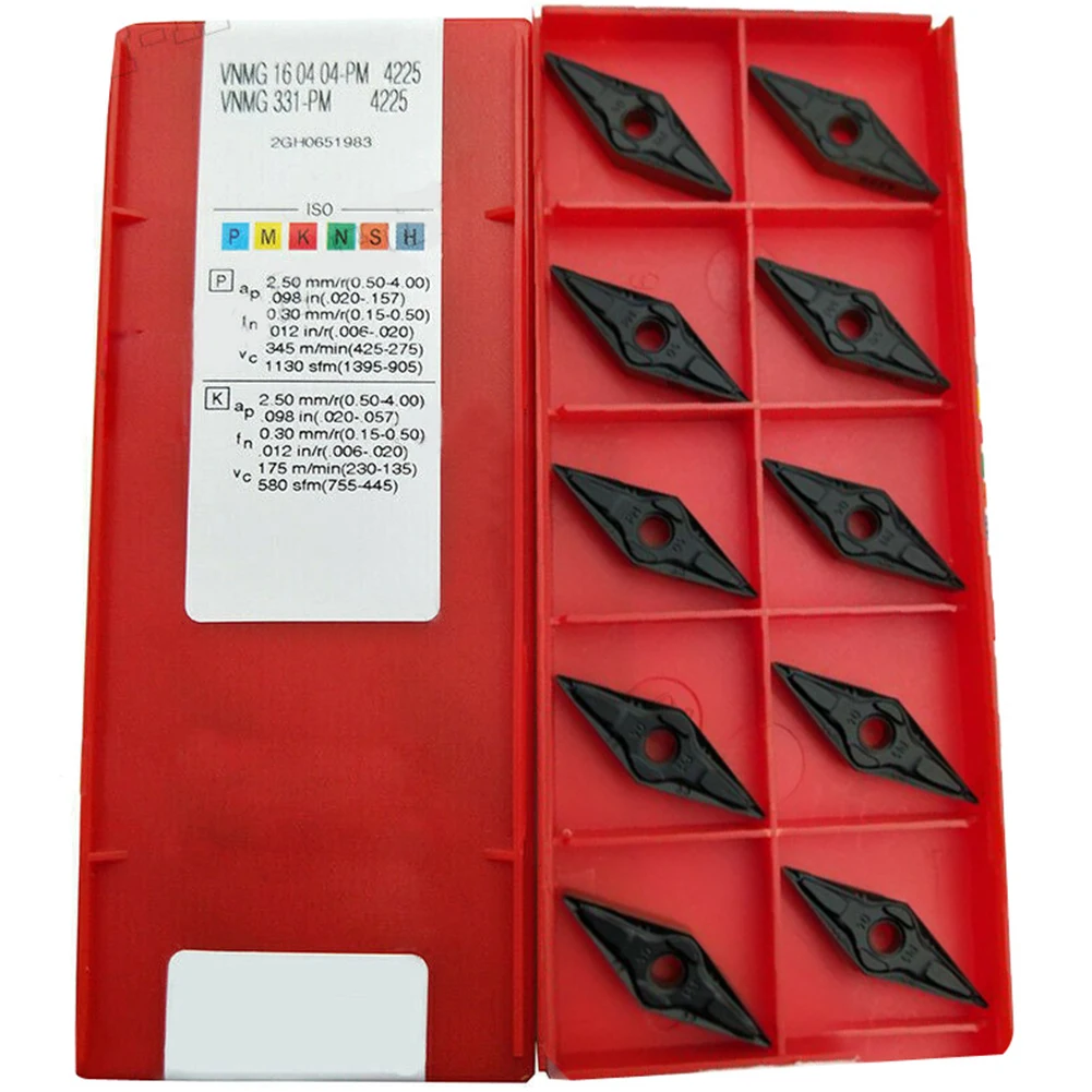 

Easy and Convenient VNMG Carbide Inserts, Wrench Operated Blade and Spacer Replacement for Quick and Easy Maintenance
