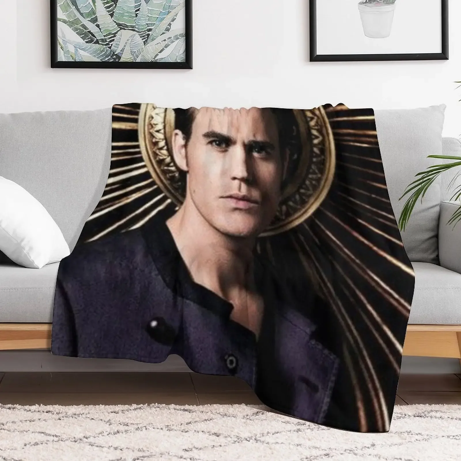 Paul Wesley Throw Blanket Luxury St bed plaid wednesday Blankets