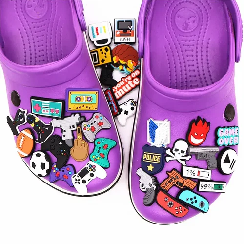 Imagen 2 del producto Abalorios para zapatos de fútbol y Yoga, accesorios eléctricos para jardín, decoraciones DIY, 1 piezas