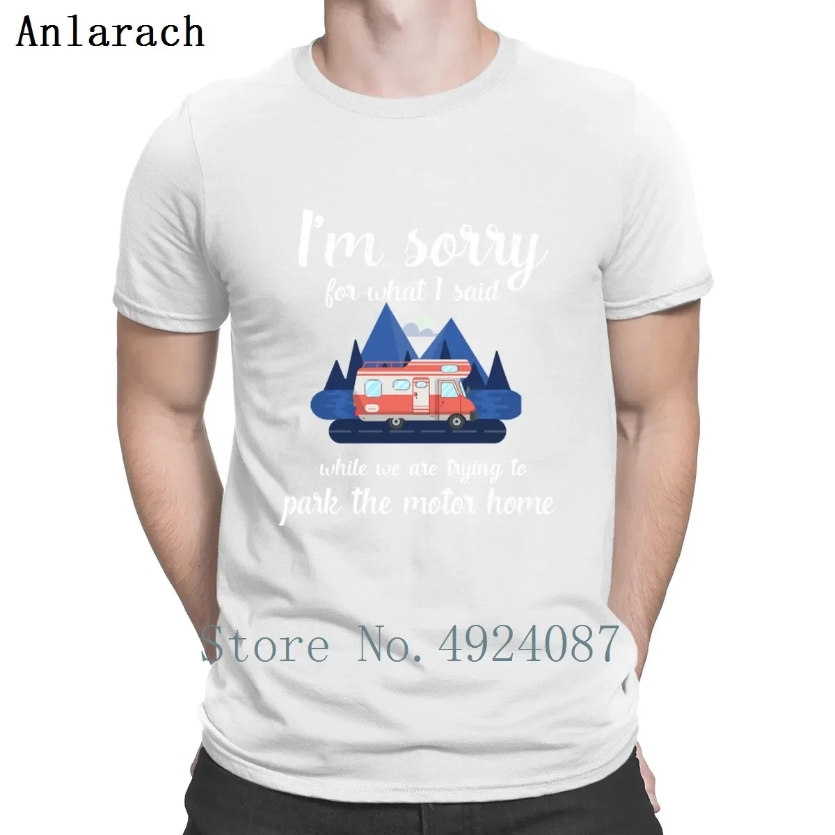 Funny Camping Camp Trailer Park The Motorhome T Shirt Summer Style Short Sleeve Creature Custom Tshirt Hip Hop High Quality