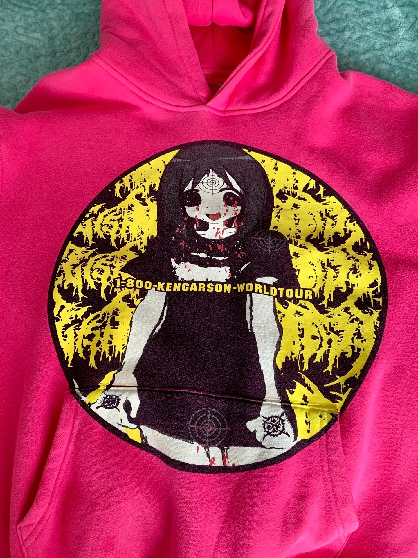 Ken Carson Droland Miller Anime A Great Chaos Anime Hoodie
