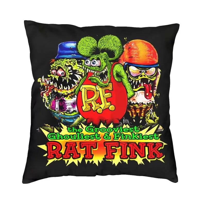 

Аниме мультфильм крыса Финк наволочка 45x45 домашняя декоративная подушка для дивана автомобиля сиденья офиса Подушка дакимакура