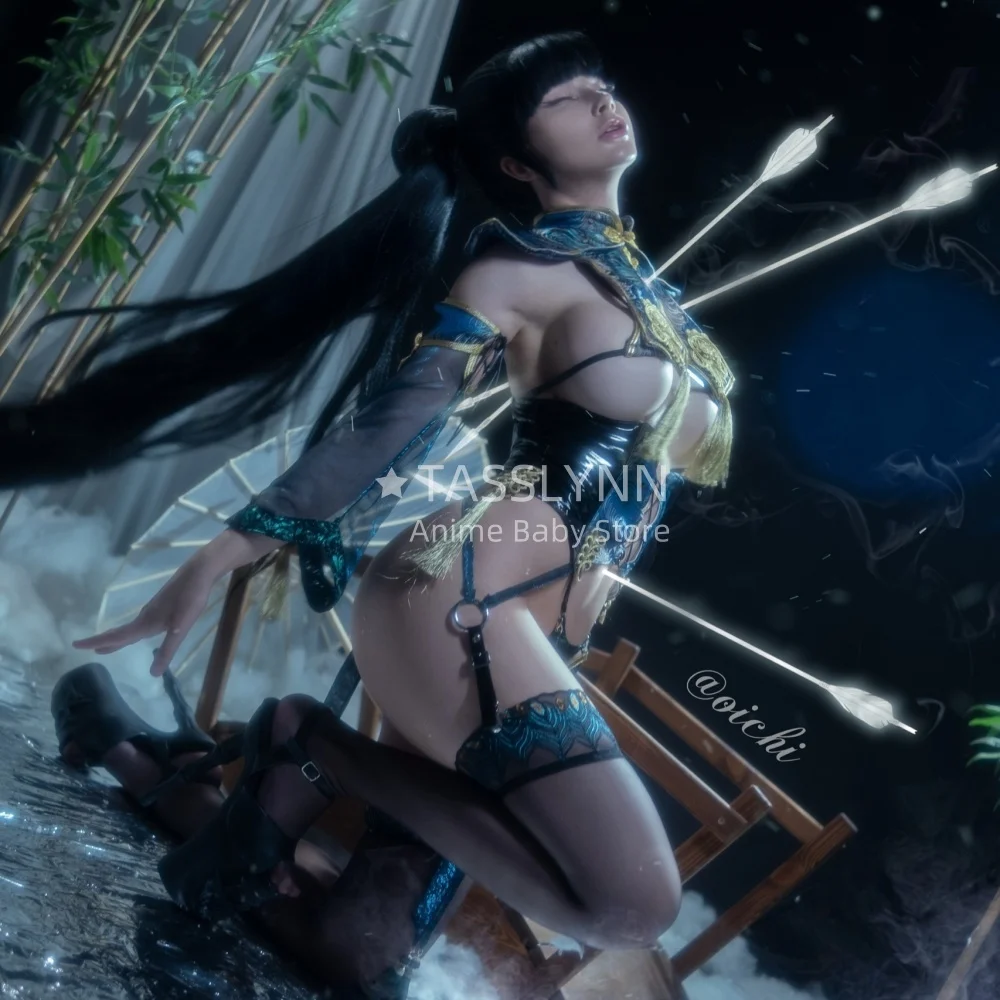 

Anime Cosplay Stellar Blade Eve Cosplay Costume Halloween Costumes for Women Eve Embroidered Cheongsam