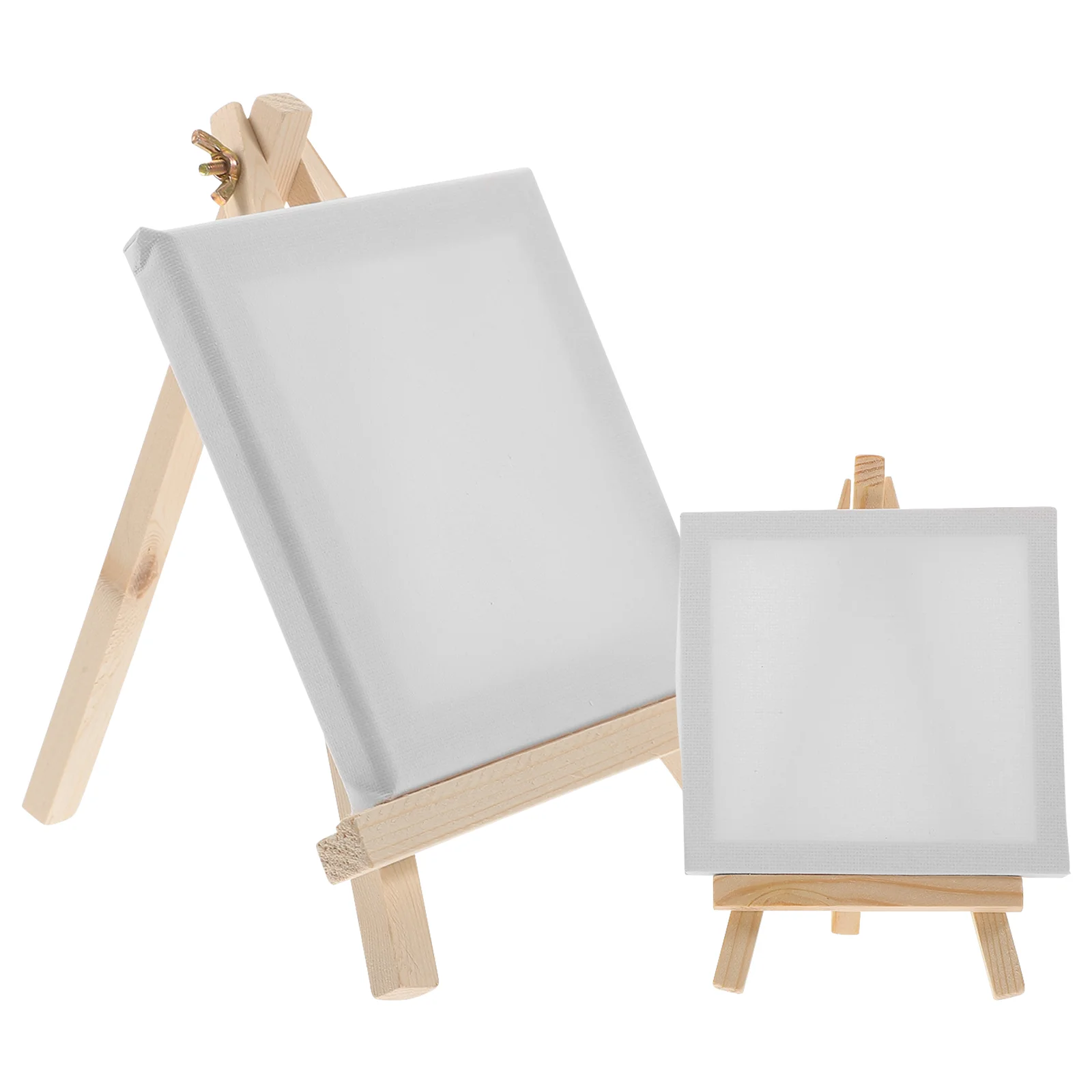 

2PCS Mini Sketching Easel Set Painting Canvas Multifunctional Drawing Stands for Home Drawing Artists