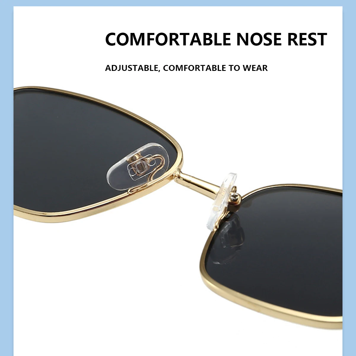 Metal Retro Sunglasses Tide Take Anti-ultraviolet Wind Personality Male Gold Thin-rimmed Sunglasses Female Driving Mirror.