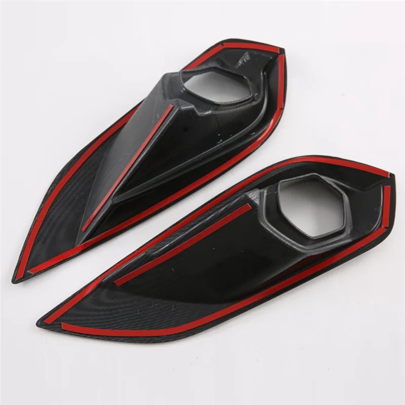 

Reliable-Front Fog Light Lamp Cover Trim For Isuzu MU-X MUX 2022 2023 Exterior Accessories Carbon Fiber