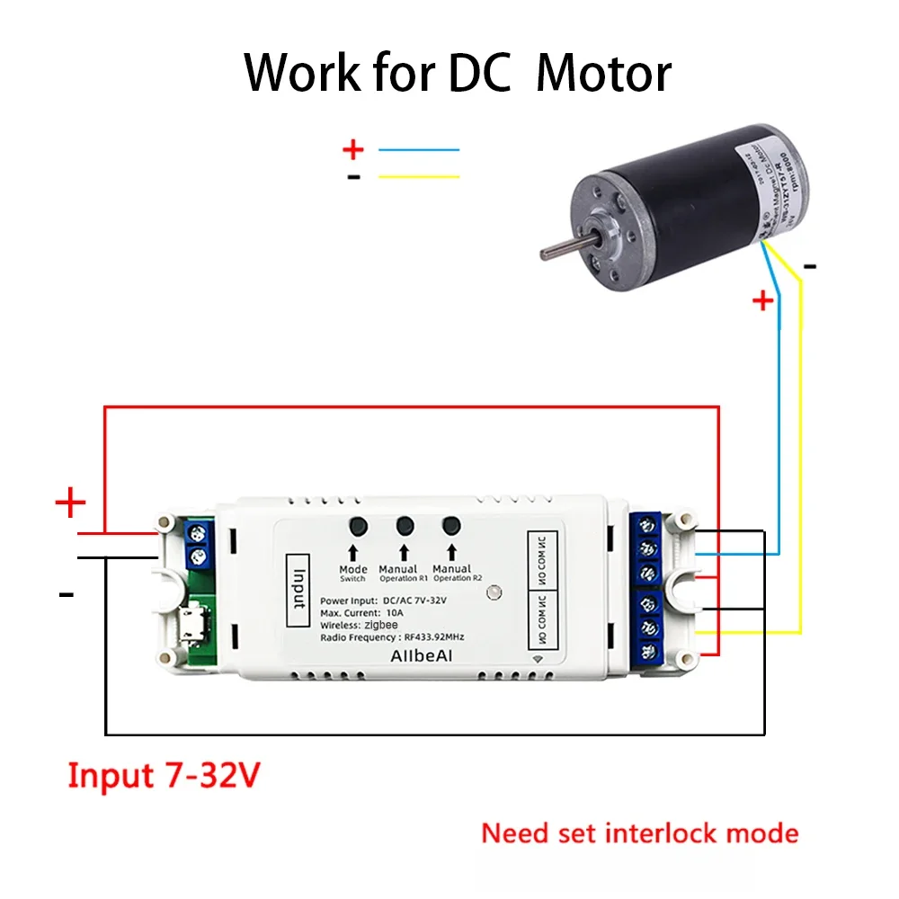 Zigbee Tuya Smart 2CH Switch Module,DC 12V 24V 32V,2 Channel Pulse Relay for SmartThing,Alexa 2MQTT Gateway RF Control