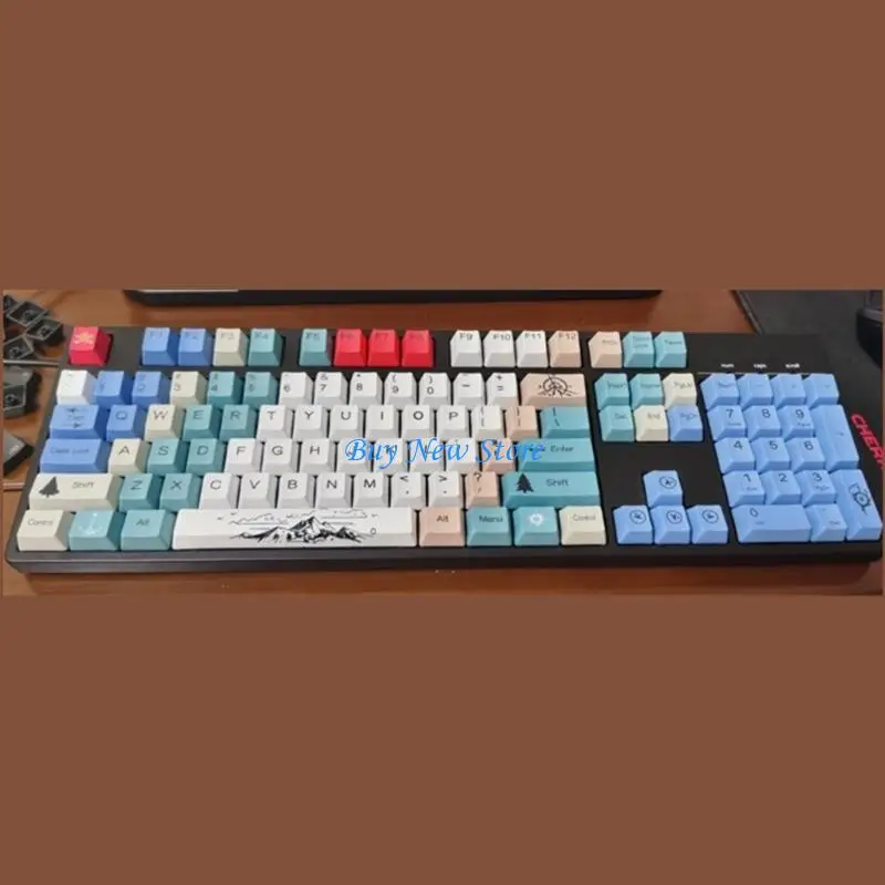 

20CE Mountaineering PBT Opaque Keycap Dye Sublimation OEM Profile 108Keys Set