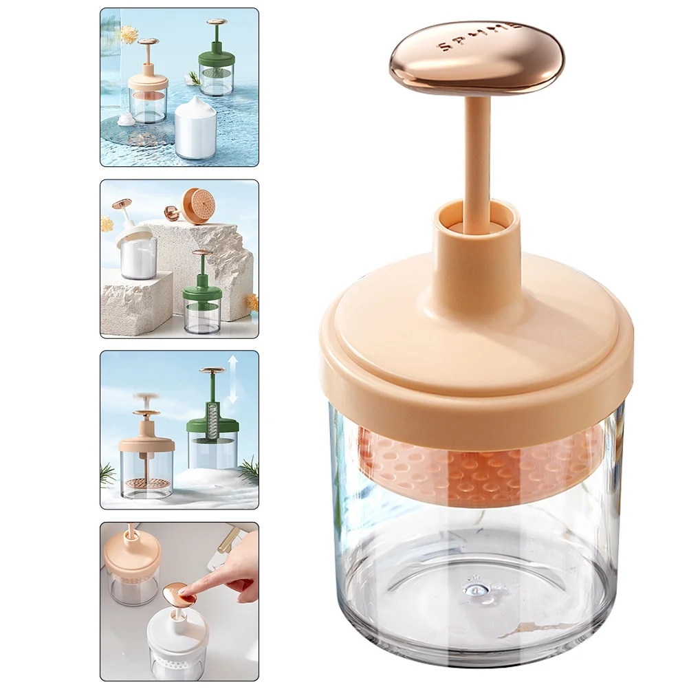 Fabricant de mousse pour le visage bouteille de mousse manuelle pour voyage usage domestique voyage barboteur Facial outil de soins de la peau lavage du visage fabricant de bulles tasse de mousse