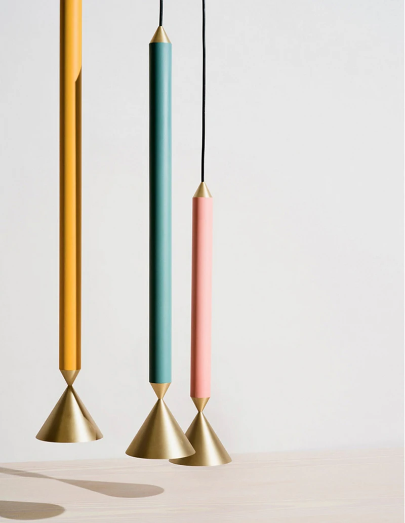 Apollo Pendant Lamp long pole lamp designer For Kitchen Island small single head Hanging Lamp For Dining Room Bar macaron lamp