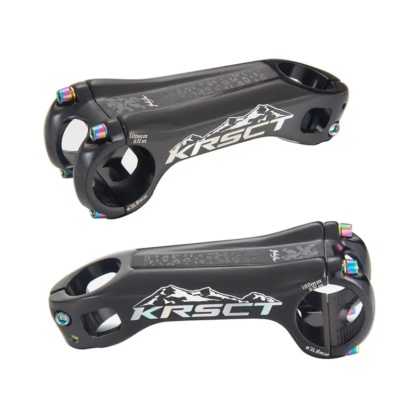 KRSEC mtb stem 80 90 100MM mountain bike handlebar riser 31.8 Negative 20 Degrees power tee Bicycle bridge handles pipe advance