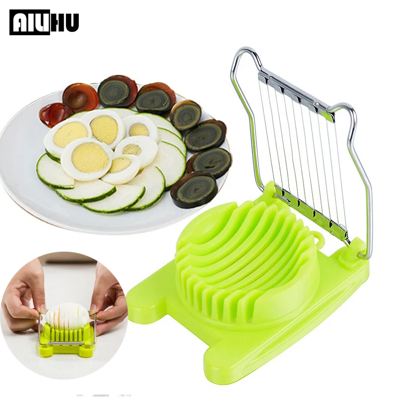 Accessori da cucina affettatrice per uova Chopper taglierina per insalata di frutta in acciaio inossidabile utensili per uova robot da cucina